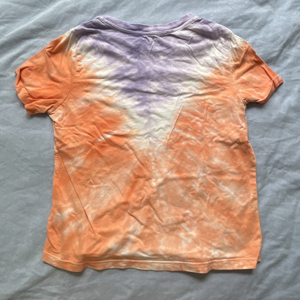 Tie-Dye Orange and Purple T-Shirt